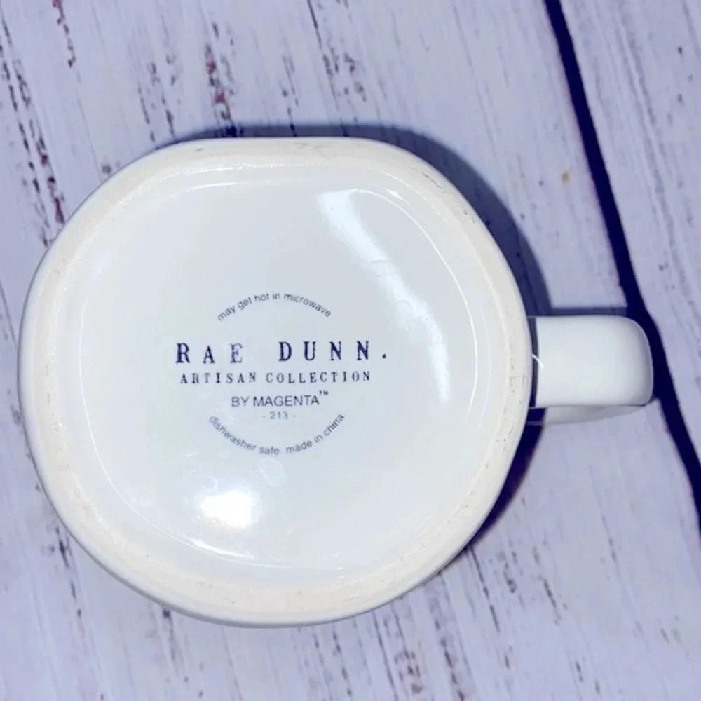 RAE DUNN Falalala ceramic Christmas mug